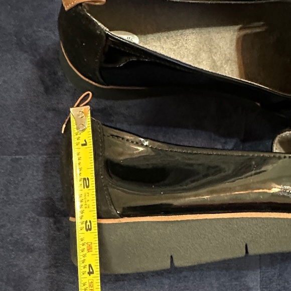 Dr. Scholl's Black Patent Leather & Suede Loafers - Picture 9 of 10